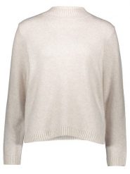 Street One Sweter w kolorze kremowym rozmiar: 40. Brązowe swetry klasyczne damskie Street One, bez kołnierzyka. Za 122.96 zł.