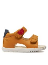 Geox Sandały B Sandal Macchia Boy B254VB 08554 C2P4E Żółty. Żółte sandały chłopięce Geox, ze skóry, bez zapięcia. Za 259.99 zł.