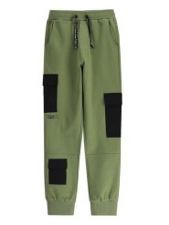 Coccodrillo Spodnie dresowe WC5120104GBJ Khaki Regular Fit. Brązowe spodnie dresowe chłopięce COCCODRILLO, z bawełny. Za 69.99 zł.