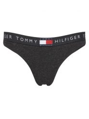 Tommy Hilfiger Stringi UW0UW06227 Szary. Szare stringi Tommy Hilfiger, bez wzorów, z bawełny. Za 99.99 zł.