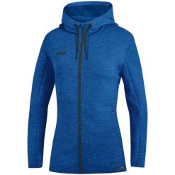 Kurtka Jako femme à capuche Premium Basics. Niebieskie kurtki sportowe damskie JAKO, s, bez wzorów, z elastanu, z kapturem. Za 311.75 zł.