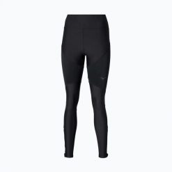 Legginsy do biegania damskie Mizuno Tech Thermal Charge Long. Czarne legginsy damskie Mizuno, l, bez wzorów, z materiału. Za 249.99 zł.