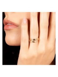 L instant d Or Złoty pierścionek "Saturna" rozmiar: 56. Żółte pierścionki damskie L instant d Or, złote. Za 861.99 zł.