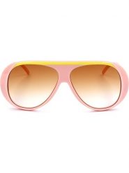 Longchamp Damskie okulary przeciwsłoneczne w kolorze różowo-żółto-jasnobrązowym rozmiar: 59. Brązowe okulary przeciwsłoneczne damskie Longchamp. Za 209.95 zł.