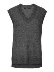 Vero Moda Bezrękawnik w kolorze szarym rozmiar: XS. Szare kamizelki damskie Vero Moda, s, bez wzorów, z materiału, bez kaptura. Za 48.39 zł.