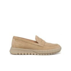 Damskie mokasyny Geox Flextride. Białe mokasyny damskie Converse, z materiału, bez obcasa. Za 367.85 zł.