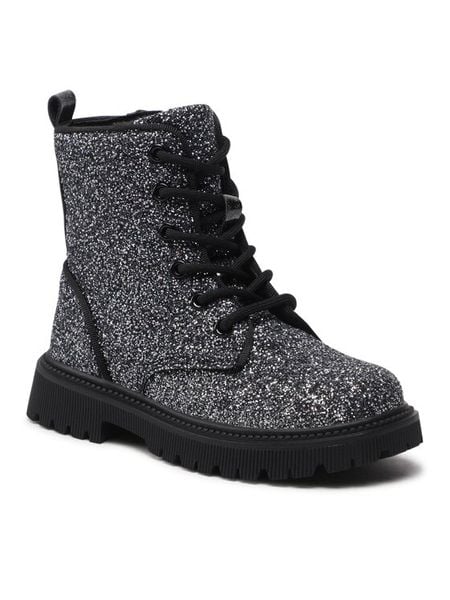 Nelli Blu Trapery CM211102-32 Srebrny. Szare kozaki dziewczęce Nelli Blu, bez wzorów, z syntetyku, bez obcasa, bez zapięcia. Za 149.99 zł.