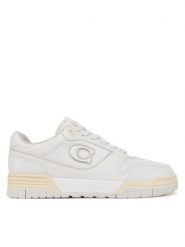 Coach Sneakersy Soho CAQ25 Biały. Białe obuwie sportowe damskie Coach, ze skóry, bez zapięcia. Za 529.99 zł.