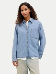 JJXX Koszula jeansowa Jade 12269085 Niebieski Comfort Fit. Niebieskie koszule damskie JJXX, xs, bez wzorów, z bawełny, bez kołnierzyka, bez ramiączek. Za 89.99 zł.