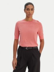 BOSS Sweter Farbella 50544996 Różowy Slim Fit. Czerwone swetry klasyczne damskie Boss, xs, z wełny, bez kołnierzyka. Za 679.99 zł.