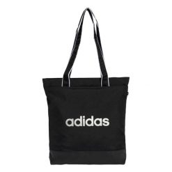Torba Linear Essentials. Czarne torby sportowe Adidas, bez wzorów, z materiału. Za 129.00 zł.