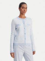 Morgan Kardigan 261-MIRES Błękitny Slim Fit. Niebieskie kardigany damskie Morgan, l, bez wzorów, z syntetyku. Za 239.99 zł.