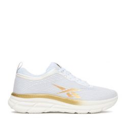 Buty do biegania Reebok. Niebieskie obuwie sportowe damskie Reebok, bez zapięcia, do biegania. Za 249.99 zł.