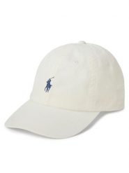 Polo Ralph Lauren Czapka z daszkiem 211912843060 Écru. Czapki z daszkiem damskie Polo Ralph Lauren, bez wzorów, z bawełny. Za 189.99 zł.