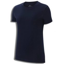 Koszulka damska Nike Park 20 Dri-Fit treningowa bawełniana szybkoschnąca. Niebieskie koszulki damskie Nike, m, bez wzorów, z bawełny, bez kołnierzyka, bez ramiączek. Za 96.03 zł.