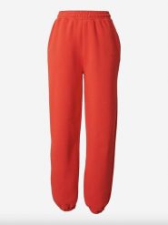 LeGer Spodnie dresowe "Karima" w kolorze czerwonym rozmiar: 34. Czerwone spodnie dresowe damskie LeGer, bez wzorów, z bawełny. Za 139.87 zł.