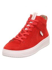 Legero Skórzane sneakersy "Rejoise" w kolorze czerwonym rozmiar: 40. Czerwone obuwie sportowe damskie Legero, za kostkę, bez zapięcia. Za 311.85 zł.