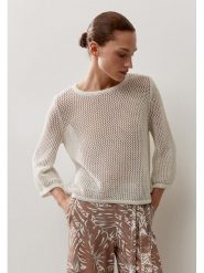 More & More Sweter w kolorze kremowym rozmiar: 36. Brązowe swetry klasyczne damskie More & More, bez kołnierzyka. Za 157.73 zł.