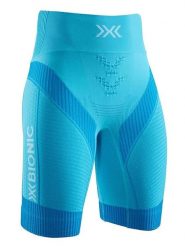 X-Bionic Szorty w kolorze turkusowym do biegania rozmiar: L. Niebieskie spodenki sportowe damskie X BIONIC, l, bez wzorów, z materiału, do biegania. Za 232.23 zł.