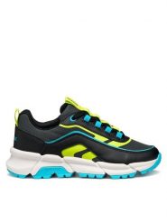 Geox Sneakersy J Flexyper Plus J56MVB 0FU54 C0035 S Czarny. Czarne buty sportowe chłopięce Geox, ze skóry, bez zapięcia. Za 199.99 zł.
