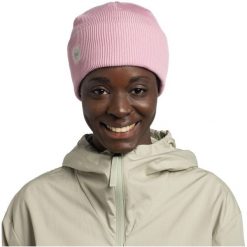 Czapka BUFF Crossknit Beanie Solid. Czerwone czapki damskie Buff, bez wzorów. W wyprzedaży za 110.44 zł.