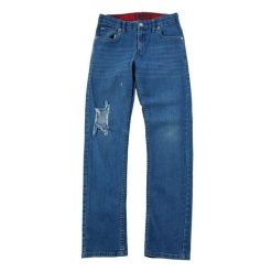 Damskie jeansy Levi's 501 niebieskie. Niebieskie jeansy damskie Levi's. Za 127.76 zł.