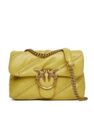 PINKO Torebka Love Puff Mini Cl PE 25 PLTT 100039 A26T Zielony. Zielone torebki wieczorowe damskie Pinko, bez wzorów, ze skóry, bez dodatków. Za 1,129.00 zł.
