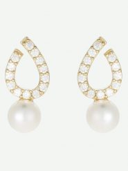 OR ÉCLAT Złote kolczyki-wkrętki "Chanya" z cyrkoniami rozmiar: onesize. Żółte kolczyki damskie Or Éclat, z cyrkonią, złote. Za 345.36 zł.