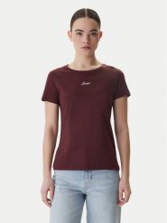 BOSS T-Shirt Elove 50554696 Brązowy Slim Fit. Brązowe t-shirty damskie Boss, l, bez wzorów, z bawełny, bez kołnierzyka. Za 229.99 zł.