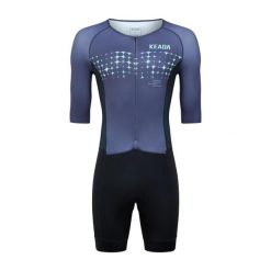 Damski kombinezon triathlonowy Systematic Three z rękawami – zielony. Czarne kombinezony damskie KEADA SPORTS, l, bez wzorów, z materiału, bez kołnierzyka, bez ramiączek. Za 549.00 zł.