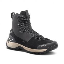 Buty trekkingowe damskie Salewa Puez Winter Mid Powertex. Szare obuwie trekkingowe damskie Salewa, z materiału, za kostkę, bez zapięcia. Za 1,219.99 zł.