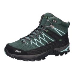 Buty trekkingowe damskie CMP Rigel Mid. Czarne obuwie trekkingowe damskie CMP, bez zapięcia. Za 399.99 zł.