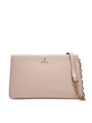 Furla Torebka Camelia Mini WE00528 ARE000 0496S Różowy. Czerwone listonoszki damskie Furla, bez wzorów, ze skóry, bez dodatków. Za 579.99 zł.