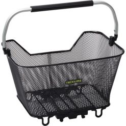 Kosz systemowy Racktime Baskit Deluxe. Czarne shopper bag RACKTIME, bez wzorów, bez dodatków. Za 346.50 zł.