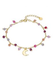 Luxenter Bransoletka z elementami ozdobnymi rozmiar: onesize. Żółte bransoletki damskie Luxenter, srebrne. Za 86.99 zł.