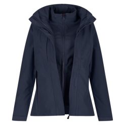 Damska Kurtka 3 W 1 Kingsley. Niebieskie kurtki damskie Regatta, xl, bez wzorów, bez kaptura. Za 505.99 zł.