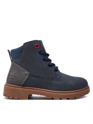 Original Marines Trapery DEA0092BC Granatowy. Niebieskie buty zimowe chłopięce Original Marines, ze skóry, bez zapięcia. Za 189.99 zł.