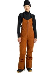 Burton Spodnie narciarskie "[ak] Kimmy GORE-TEX 2L Bib Pants" w kolorze ceglanym rozmiar: XS. Brązowe spodnie dresowe damskie Burton, l, bez wzorów, z gore-texu. Za 1,574.95 zł.