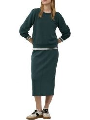 S.Oliver Bluza w kolorze ciemnozielonym rozmiar: 42. Zielone bluzy damskie S.Oliver, s, bez wzorów, bez kaptura. Za 135.17 zł.