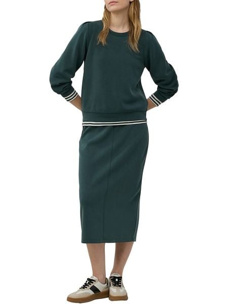 S.Oliver Bluza w kolorze ciemnozielonym rozmiar: 38. Zielone bluzy damskie S.Oliver, s, bez wzorów, bez kaptura. Za 119.95 zł.