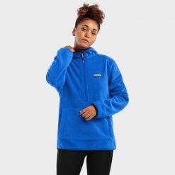 Bluza polarowa damska z kapturem Montreux-W. Niebieskie bluzy damskie SIROKO, xl, bez wzorów, z polaru, z kapturem. W wyprzedaży za 146.95 zł.