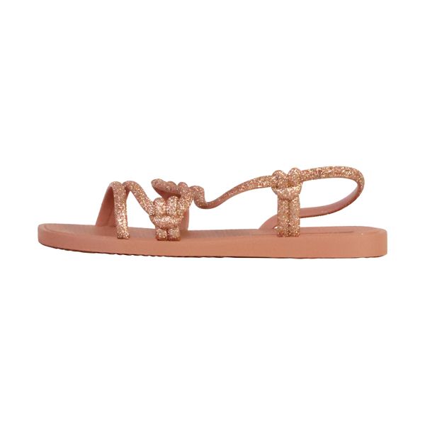 Sandały damskie Ipanema Solar Glow Sand. Brązowe sandały damskie Ipanema, bez wzorów, z materiału, bez obcasa, bez zapięcia. Za 94.99 zł.