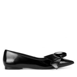 Baleriny GINO ROSSI. Czarne balerinki damskie Gino Rossi, bez wzorów. Za 299.99 zł.