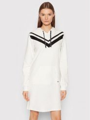 Liu Jo Sport Sukienka dzianinowa TA2189 F0090 Biały Regular Fit. Białe sukienki damskie Liu Jo Sport, bez wzorów, z bawełny, sportowe, bez ramiączek. Za 679.99 zł.