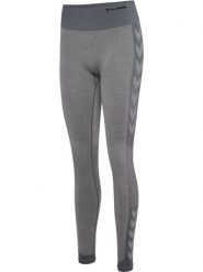 Damskie legginsy bezszwowe z wysokim stanem Hummel Mt Shine. Szare legginsy damskie Hummel, l, bez wzorów, z materiału. Za 175.05 zł.