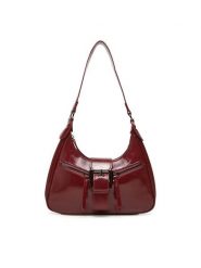 DeeZee Torebka C-DZE-S-005-08 Bordowy. Czerwone torebki klasyczne damskie DeeZee, z materiału, bez dodatków. Za 119.99 zł.