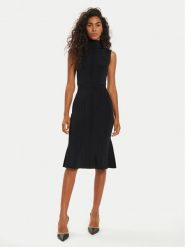 Marciano Guess Sukienka koktajlowa 4BGK30 5036Z Czarny Regular Fit. Czarne sukienki damskie Marciano Guess, z aplikacjami, z wiskozy, wizytowe, bez ramiączek. Za 559.99 zł.