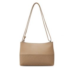 Torebka Calvin Klein. Brązowe torebki klasyczne damskie Calvin Klein, bez dodatków. Za 199.99 zł.