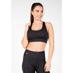 Stanik fitness cardio Gorilla Wear Meta Sports Bra. Czarne biustonosze sportowe damskie GORILLA WEAR, bez wzorów. Za 169.50 zł.