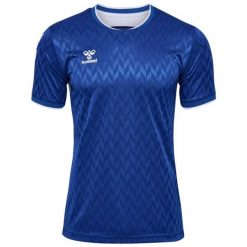 Koszulka Hummel Legend. Niebieskie bluzki damskie Hummel, bez wzorów, sportowe, bez kołnierzyka, bez ramiączek. Za 254.00 zł.